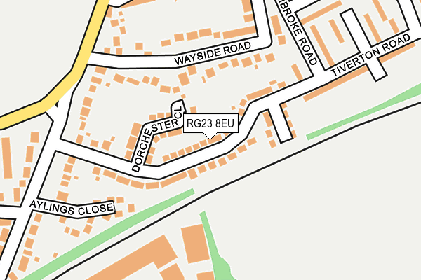 RG23 8EU map - OS OpenMap – Local (Ordnance Survey)