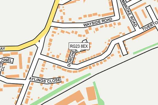 RG23 8EX map - OS OpenMap – Local (Ordnance Survey)