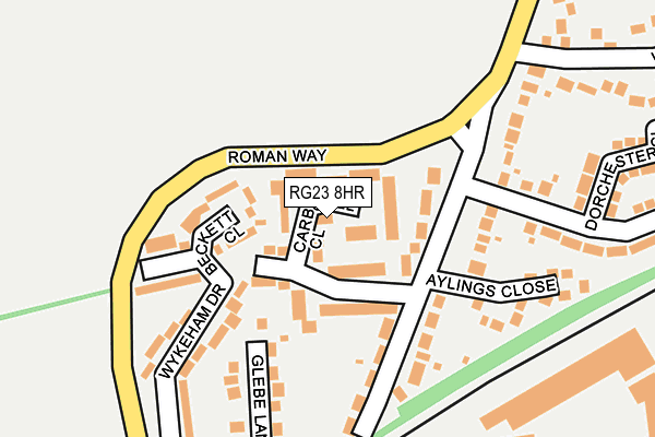 RG23 8HR map - OS OpenMap – Local (Ordnance Survey)