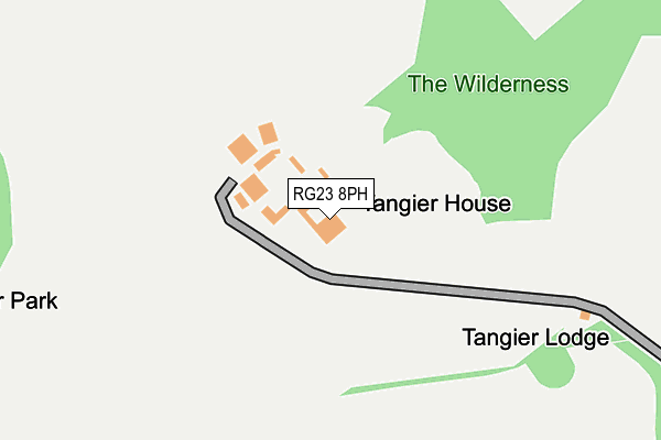 RG23 8PH map - OS OpenMap – Local (Ordnance Survey)