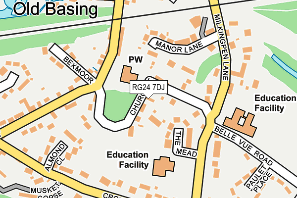 Map of BEN CRESSWELL LTD at local scale