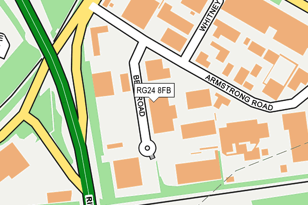 RG24 8FB map - OS OpenMap – Local (Ordnance Survey)