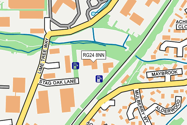 RG24 8NN map - OS OpenMap – Local (Ordnance Survey)