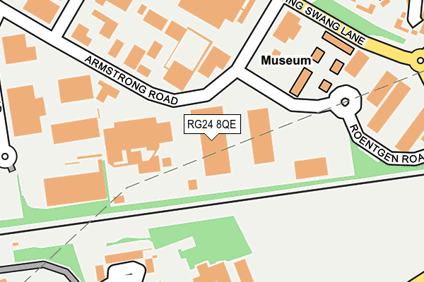 RG24 8QE map - OS OpenMap – Local (Ordnance Survey)