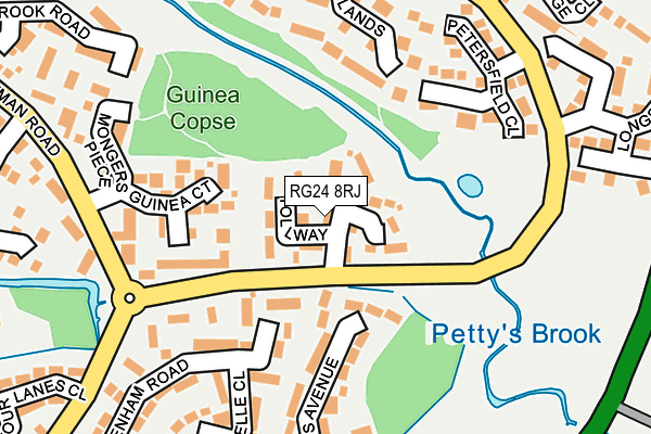 RG24 8RJ map - OS OpenMap – Local (Ordnance Survey)