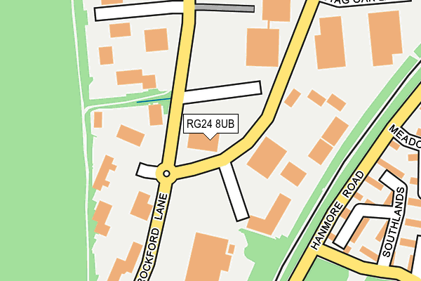 RG24 8UB map - OS OpenMap – Local (Ordnance Survey)