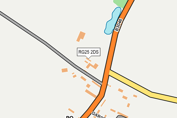 RG25 2DS map - OS OpenMap – Local (Ordnance Survey)