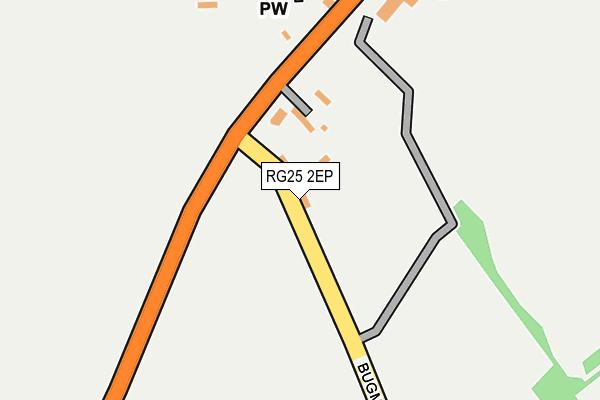 RG25 2EP map - OS OpenMap – Local (Ordnance Survey)