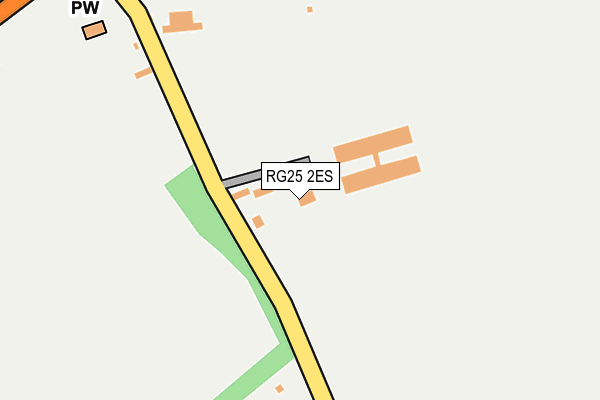 RG25 2ES map - OS OpenMap – Local (Ordnance Survey)