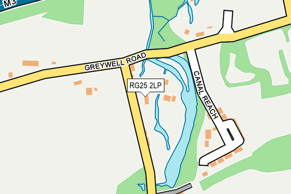 RG25 2LP map - OS OpenMap – Local (Ordnance Survey)