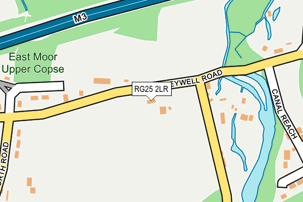 RG25 2LR map - OS OpenMap – Local (Ordnance Survey)