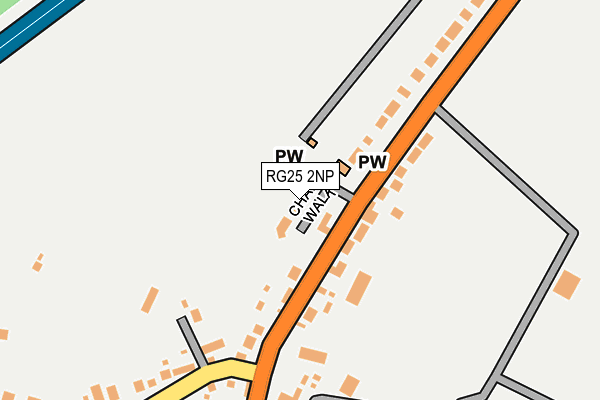 RG25 2NP map - OS OpenMap – Local (Ordnance Survey)