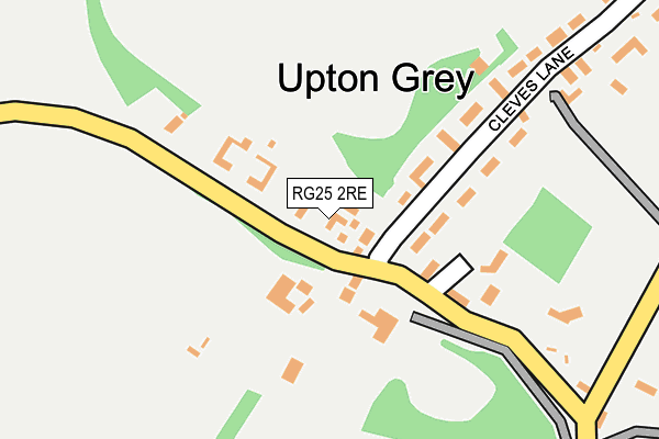 RG25 2RE map - OS OpenMap – Local (Ordnance Survey)