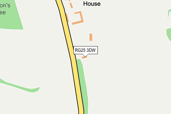 RG25 3DW map - OS OpenMap – Local (Ordnance Survey)