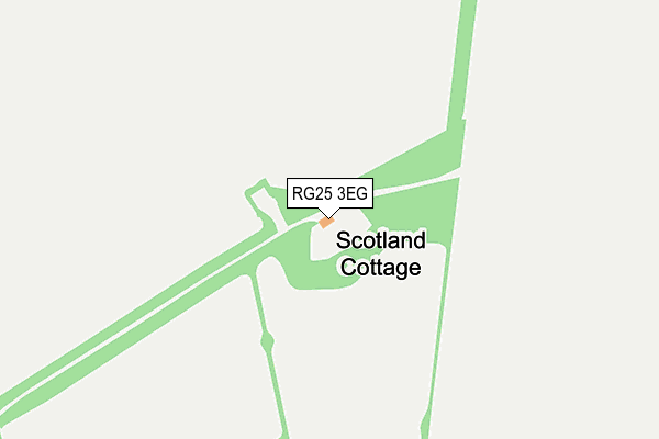 RG25 3EG map - OS OpenMap – Local (Ordnance Survey)