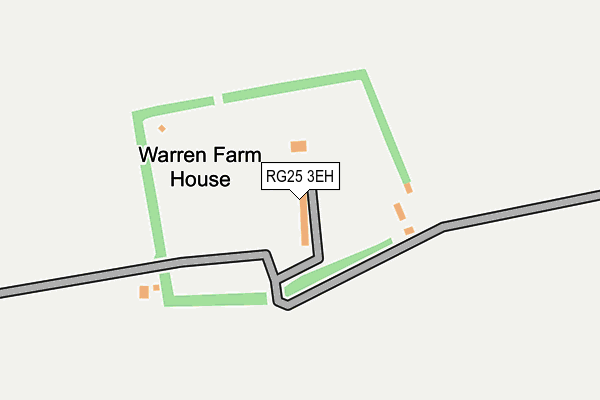 RG25 3EH map - OS OpenMap – Local (Ordnance Survey)