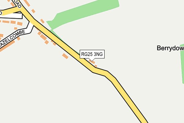 RG25 3NG map - OS OpenMap – Local (Ordnance Survey)