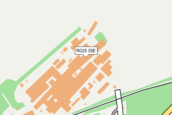 RG25 3SE map - OS OpenMap – Local (Ordnance Survey)