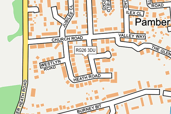 RG26 3DU map - OS OpenMap – Local (Ordnance Survey)