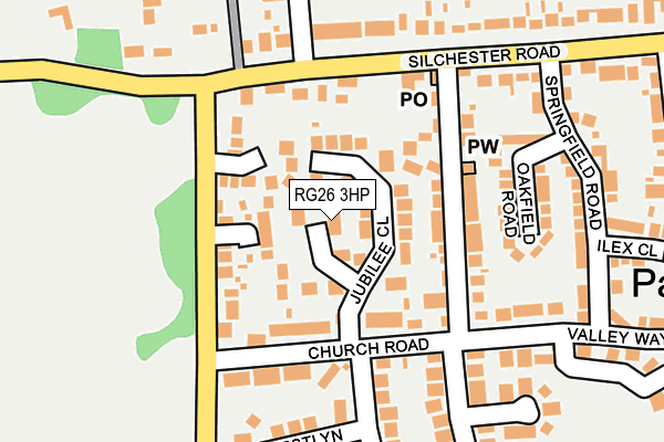 RG26 3HP map - OS OpenMap – Local (Ordnance Survey)