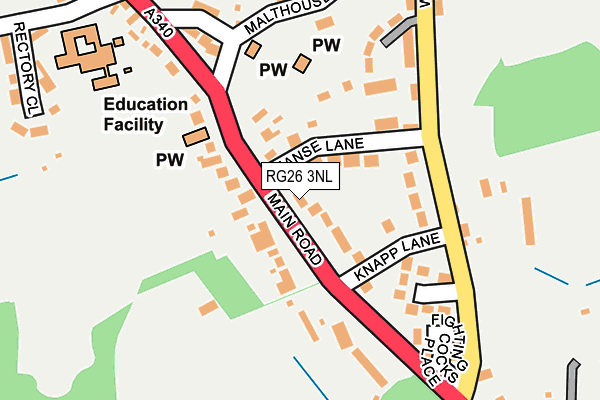 Map of COX PROPERTY MANAGEMENT LIMITED at local scale