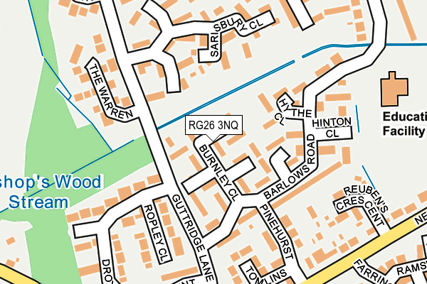 RG26 3NQ map - OS OpenMap – Local (Ordnance Survey)