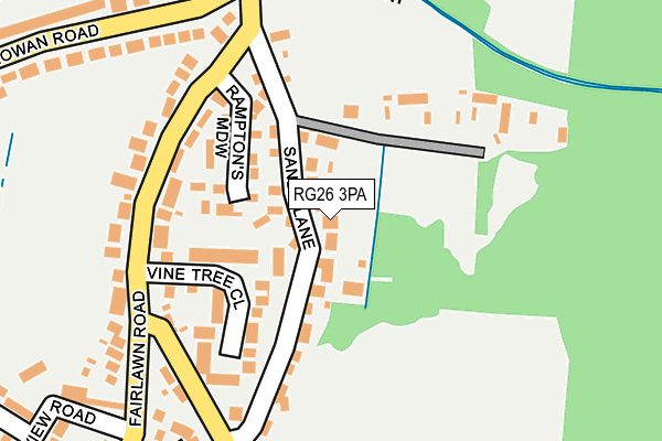 Map of TADLEY PROPERTY SERVICES LIMITED at local scale