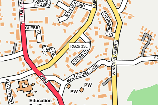 Map of MD PROPERTY MANAGEMENT (HAMPSHIRE) LTD at local scale