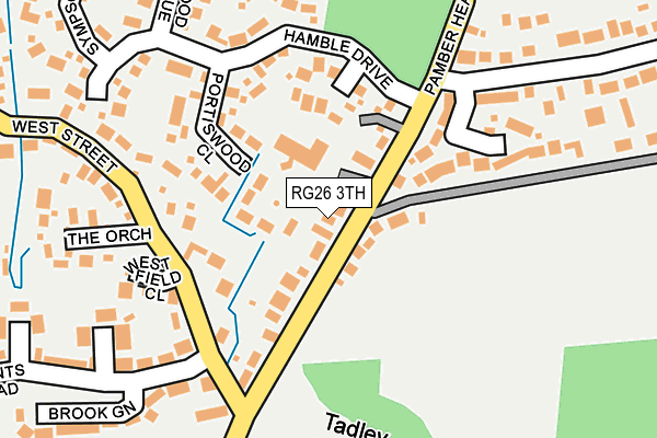 RG26 3TH map - OS OpenMap – Local (Ordnance Survey)