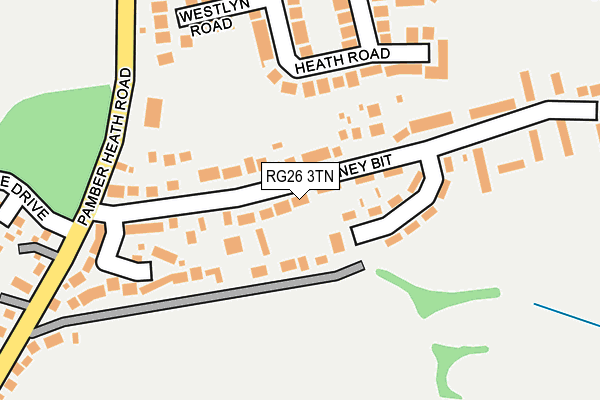 RG26 3TN map - OS OpenMap – Local (Ordnance Survey)
