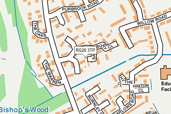 RG26 3TP map - OS OpenMap – Local (Ordnance Survey)