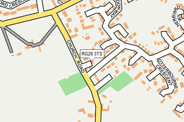 RG26 3TS map - OS OpenMap – Local (Ordnance Survey)