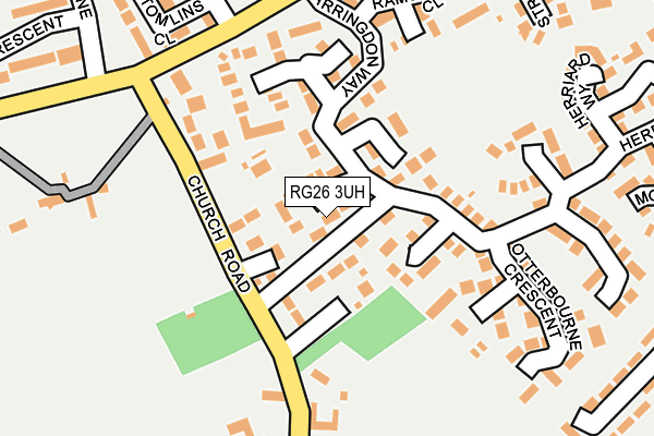 RG26 3UH map - OS OpenMap – Local (Ordnance Survey)