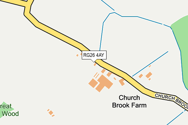 RG26 4AY map - OS OpenMap – Local (Ordnance Survey)