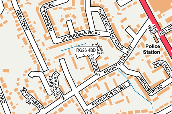 RG26 4BD map - OS OpenMap – Local (Ordnance Survey)