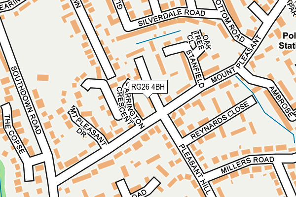 RG26 4BH map - OS OpenMap – Local (Ordnance Survey)
