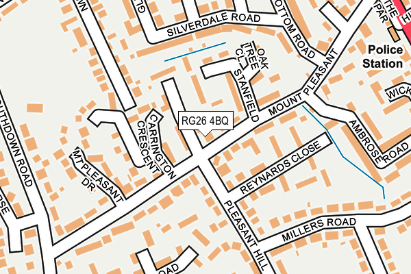 RG26 4BQ map - OS OpenMap – Local (Ordnance Survey)