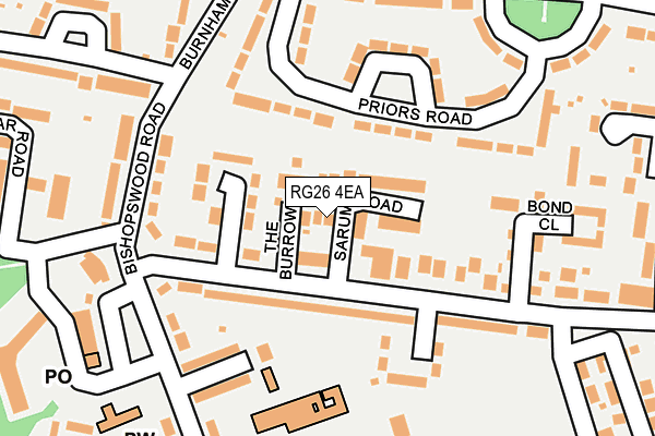 RG26 4EA map - OS OpenMap – Local (Ordnance Survey)