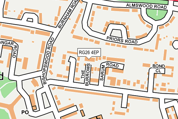 RG26 4EP map - OS OpenMap – Local (Ordnance Survey)