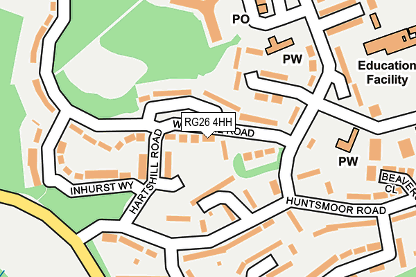 RG26 4HH map - OS OpenMap – Local (Ordnance Survey)