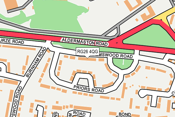 RG26 4QG map - OS OpenMap – Local (Ordnance Survey)