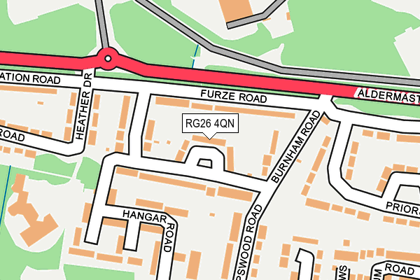 RG26 4QN map - OS OpenMap – Local (Ordnance Survey)
