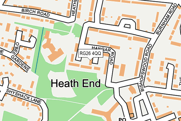 RG26 4QQ map - OS OpenMap – Local (Ordnance Survey)