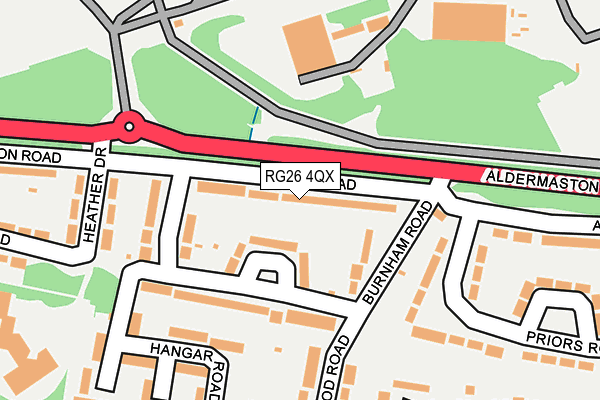 RG26 4QX map - OS OpenMap – Local (Ordnance Survey)