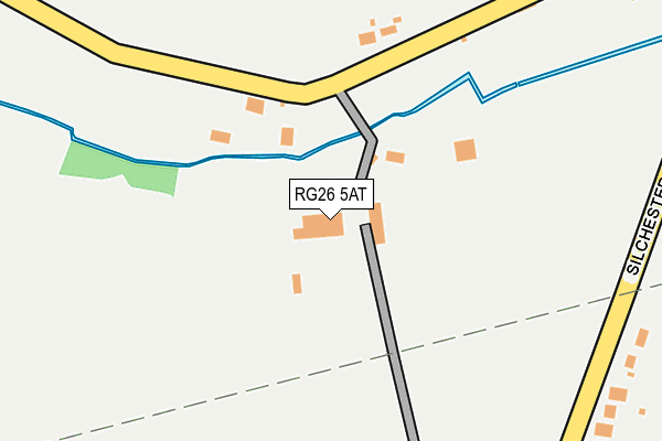 RG26 5AT map - OS OpenMap – Local (Ordnance Survey)