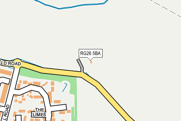 RG26 5BA map - OS OpenMap – Local (Ordnance Survey)
