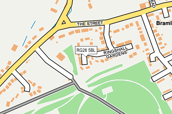 RG26 5BL map - OS OpenMap – Local (Ordnance Survey)