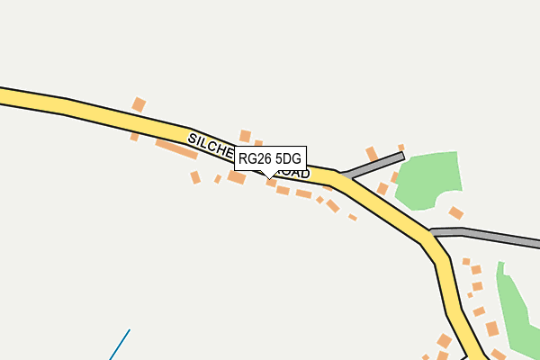 RG26 5DG map - OS OpenMap – Local (Ordnance Survey)