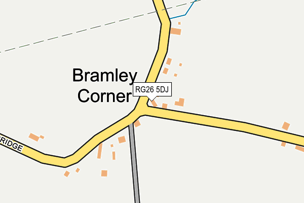 RG26 5DJ map - OS OpenMap – Local (Ordnance Survey)