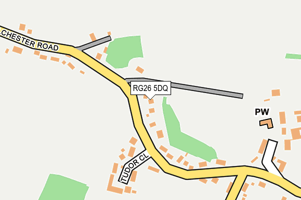 RG26 5DQ map - OS OpenMap – Local (Ordnance Survey)